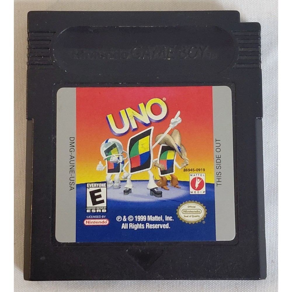 Nintendo Game Boy UNO Authentic OEM Cartridge Tested & Working DMG-AUNE-USA